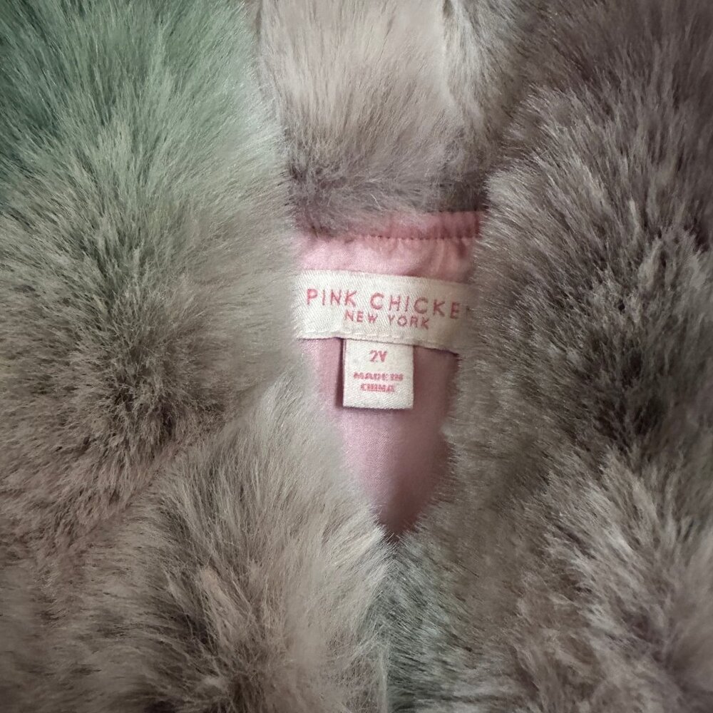 Pink Chicken EUC Fur Coat - Picture 2 of 3